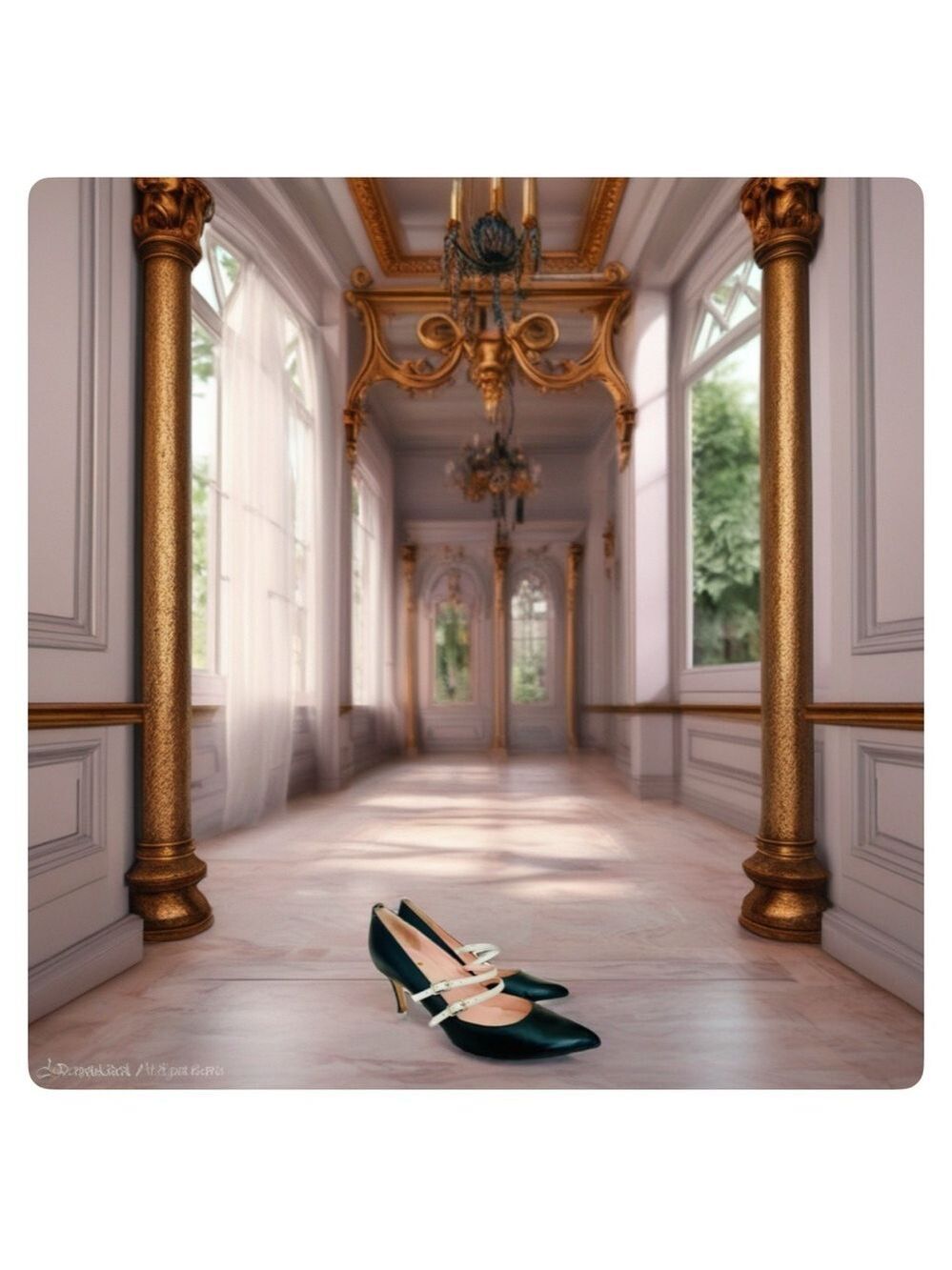 🎉HP🥳 Kate Spade Elpetha Heels in Black w/ Black Sparkle Heel & Cream Dbl Strap - Picture 11 of 16